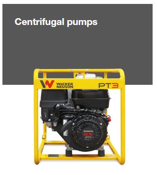 Centrifugal pumps