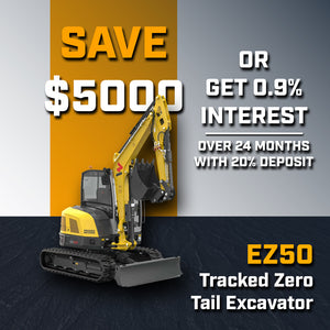 EZ50 - Tracked Zero Tail Excavator